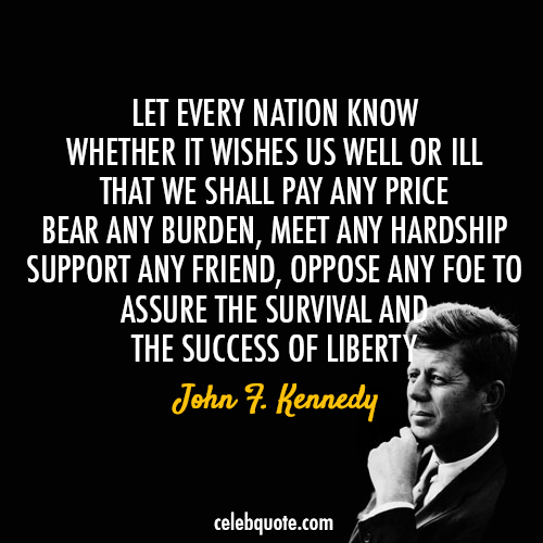 Veterans day quotes john f kennedy
