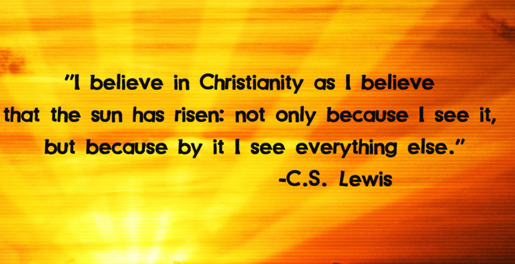 Good Christian Life Quotes - Christians Quotes - Sayings - Great Joy from C.S. Lewis - christianity is a good way to live - quotes and images about christians and christian inspring and uplifting messages