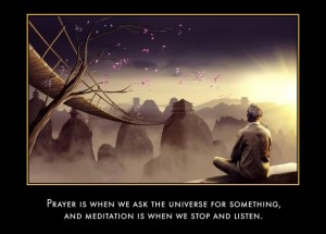 Inspiring images and Quotes about effective Meditation that can help you become positively fulfilled in life - Benefits of Meditation-Meditating-Mindfulness-Transcendental-guide - Asking God for something and listening to Him