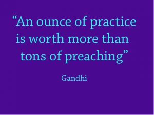 motivational and inspirational messages and words about Practice Quotes-Practicing – Practice Makes Perfect – Quote with image- An ounce of consistent practice is very well worth more than tons of preaching without attenting a single pratice.