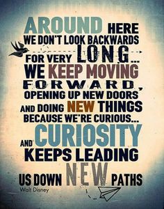 Why look backward when everything that you want out of life lies in the present or future? Moving forward is the only way that you wishes can become realities in your life. Happiness and success have  never sounght and found without the willingness to let go of the past and move forward.