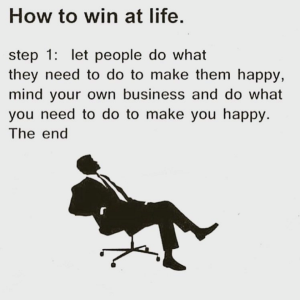 Focus on your positive purpose in life and stay consistent on its path while resisting to mind other people's businesses. Nothing meaningful comes from minding other people's business. So why even risk delaying the manifestation of your destiny by doing so?